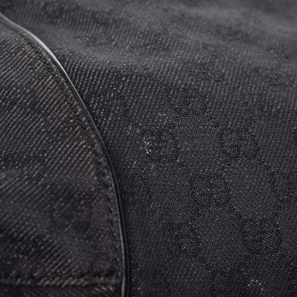 Gucci Denim Monogram Hobo Black 11 of 25