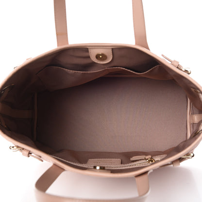 Christian Dior Coated Canvas Cannage Mini Panarea Tote Light Pink 7 of 11