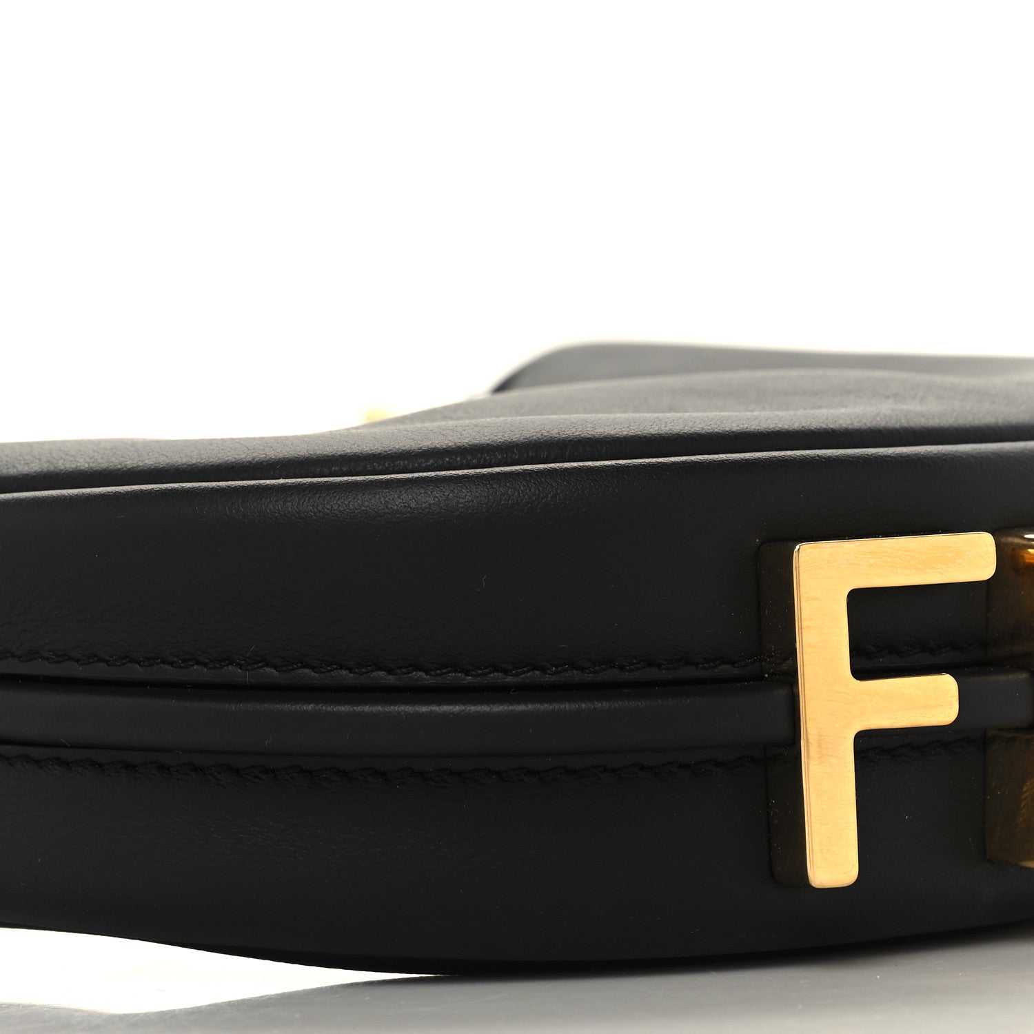 Fendi Vitello Grace Matte Nano Fendigraphy Hobo Charm Black 9 of 10