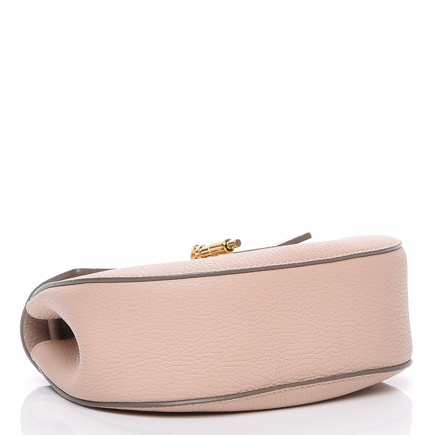 Chloe Grained Lambskin Mini Drew Shoulder Bag Cement Pink 4 of 7