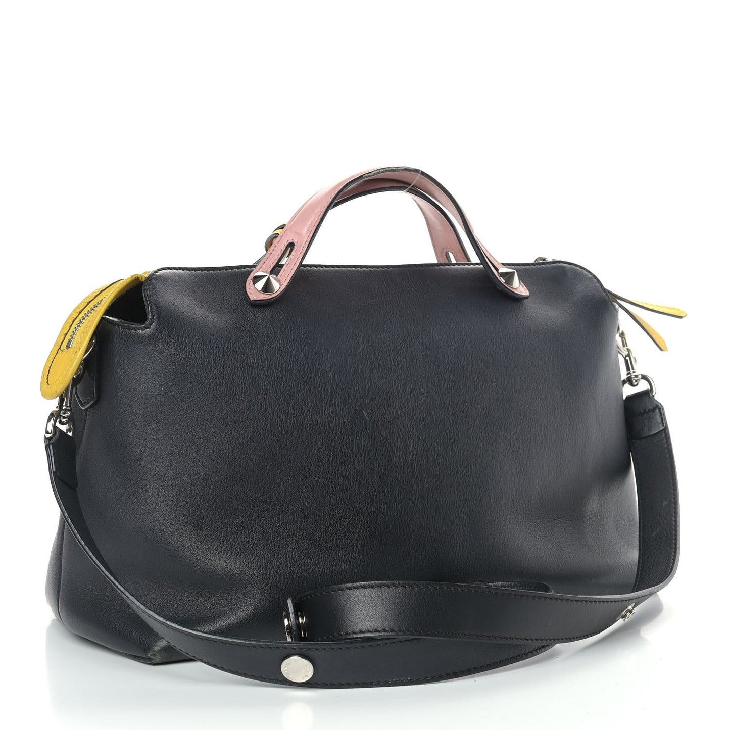 Vitello Dolce 4 Color Large By The Way Boston Bag Black Multicolor