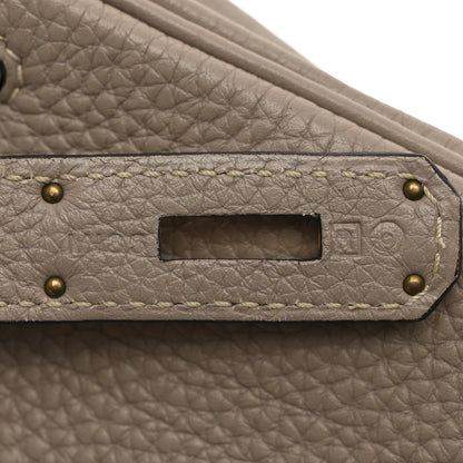 Hermes Togo Kelly Retourne 28 Gris Tourterelle 7 of 12