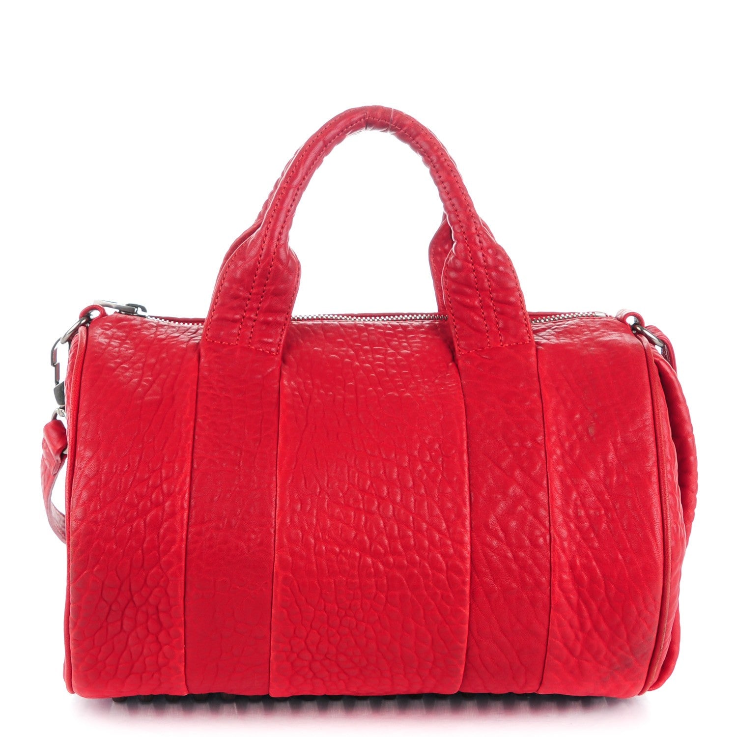 Alexander Wang Pebbled Lambskin Rocco Cayenne Black Nickel Hardware 1 of 11