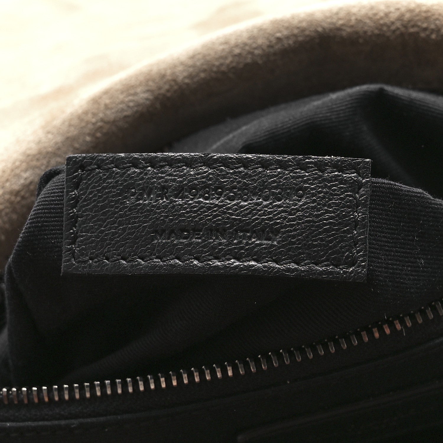 Saint Laurent Suede Matelasse Embellished Monogram Medium Niki Chain Satchel 7 of 11