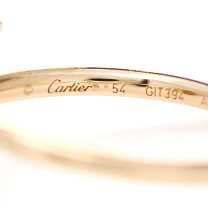 Cartier 18K Yellow Gold Small Juste Un Clou Ring 54 7 5 of 7