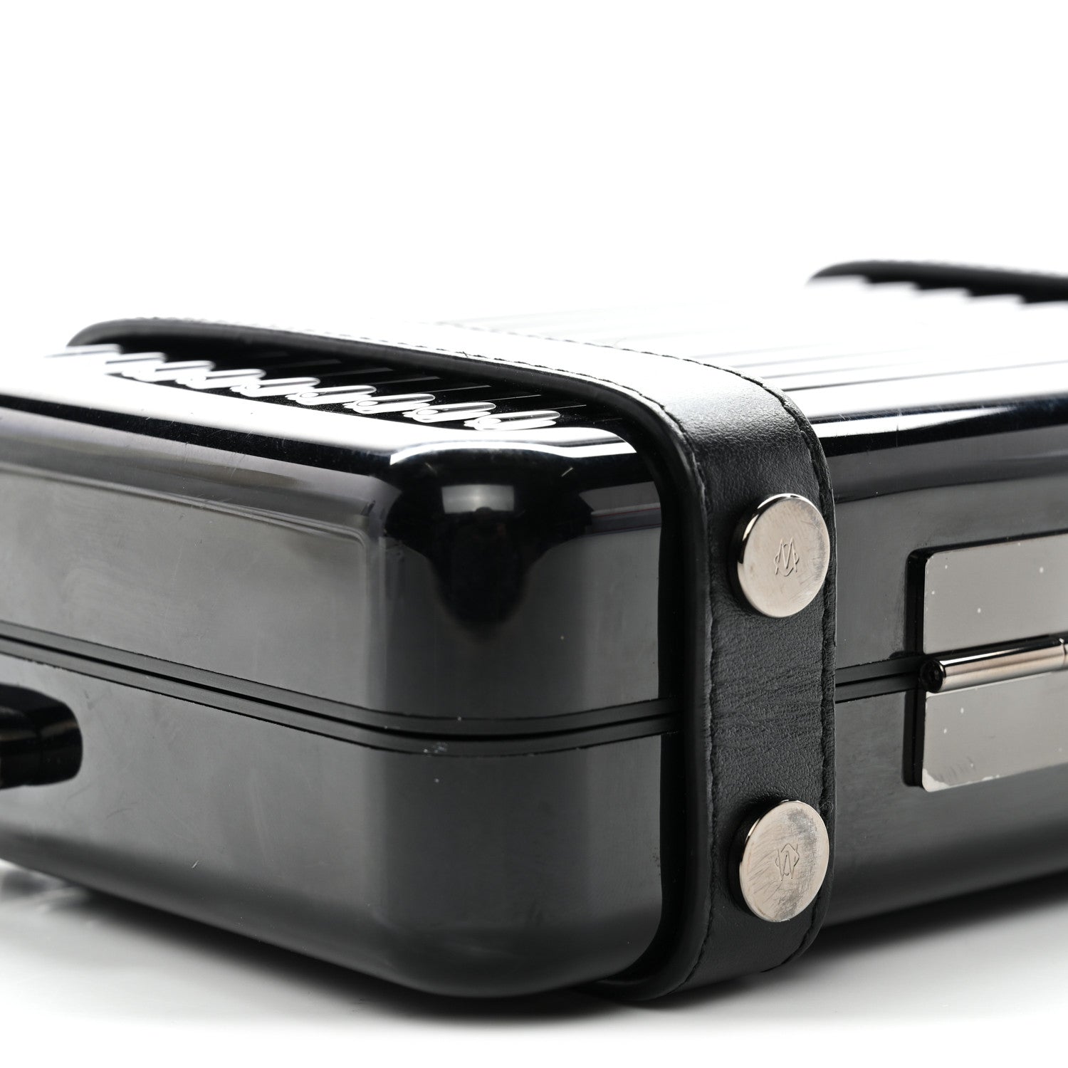 Christian Dior X RIMOWA Aluminum Personal Clutch On Strap Black 8 of 11