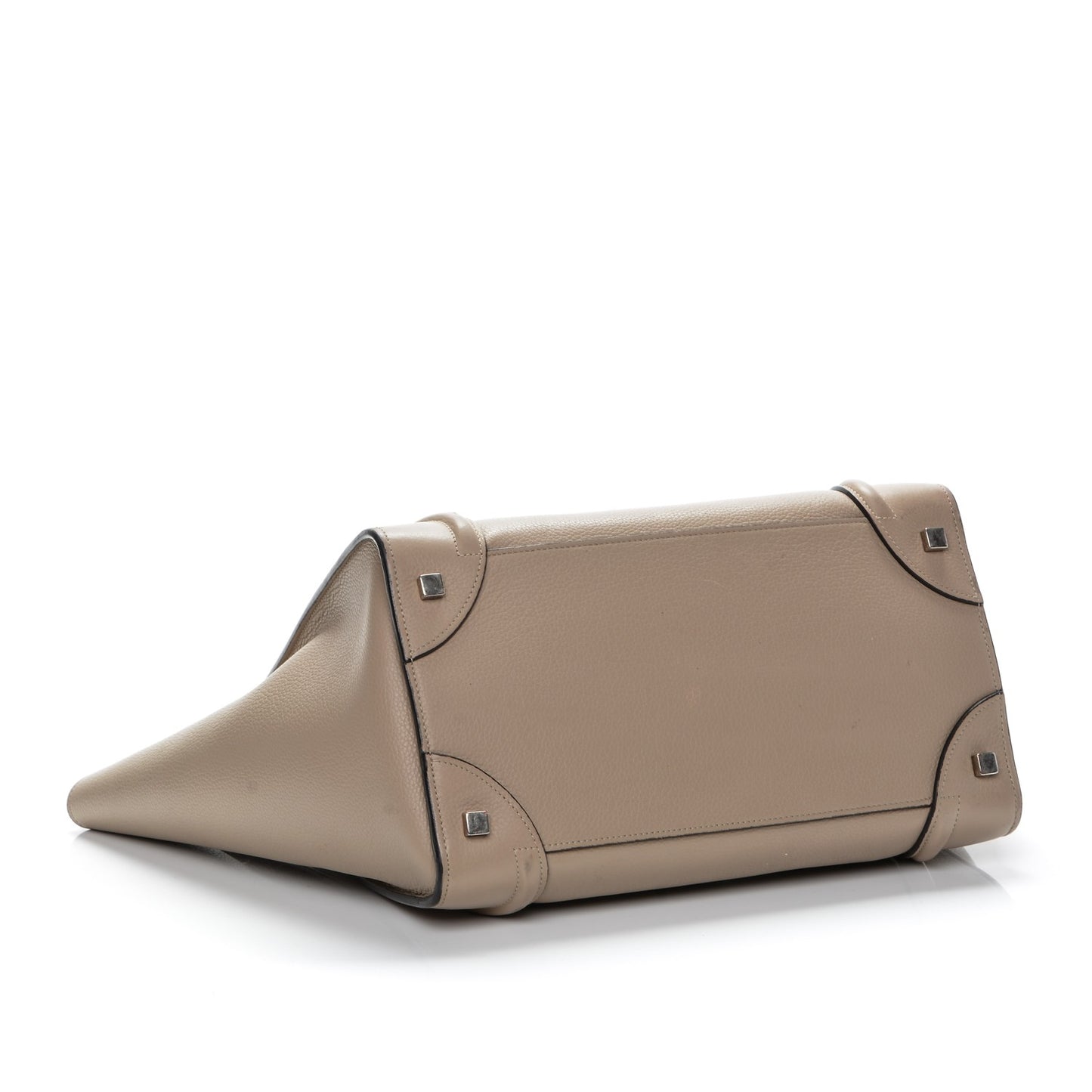 Drummed Calfskin Mini Luggage Dune