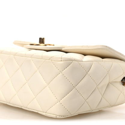 Chanel Lambskin Quilted Casino Chips Small Square Flap White 10 of 12