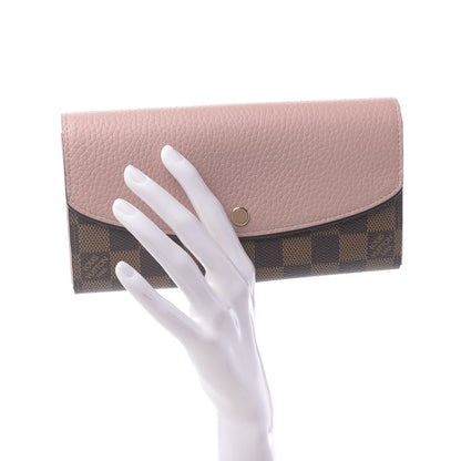 Louis Vuitton Damier Ebene Normandy Wallet Magnolia 2 of 7