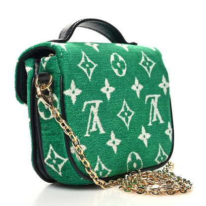 Louis Vuitton Monogram Jacquard Velvet Micro Metis Green 3 of 9