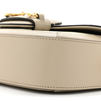 Gucci GG Supreme Monogram Small Horsebit 1955 Chain Shoulder Bag Beige Mystic White 8 of 9