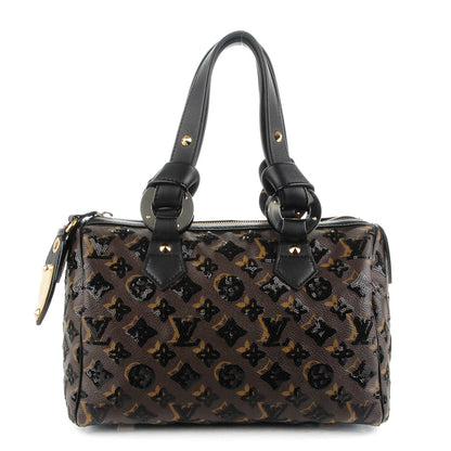 Louis Vuitton Monogram Sequins Eclipse Speedy 28 Black 1 of 8