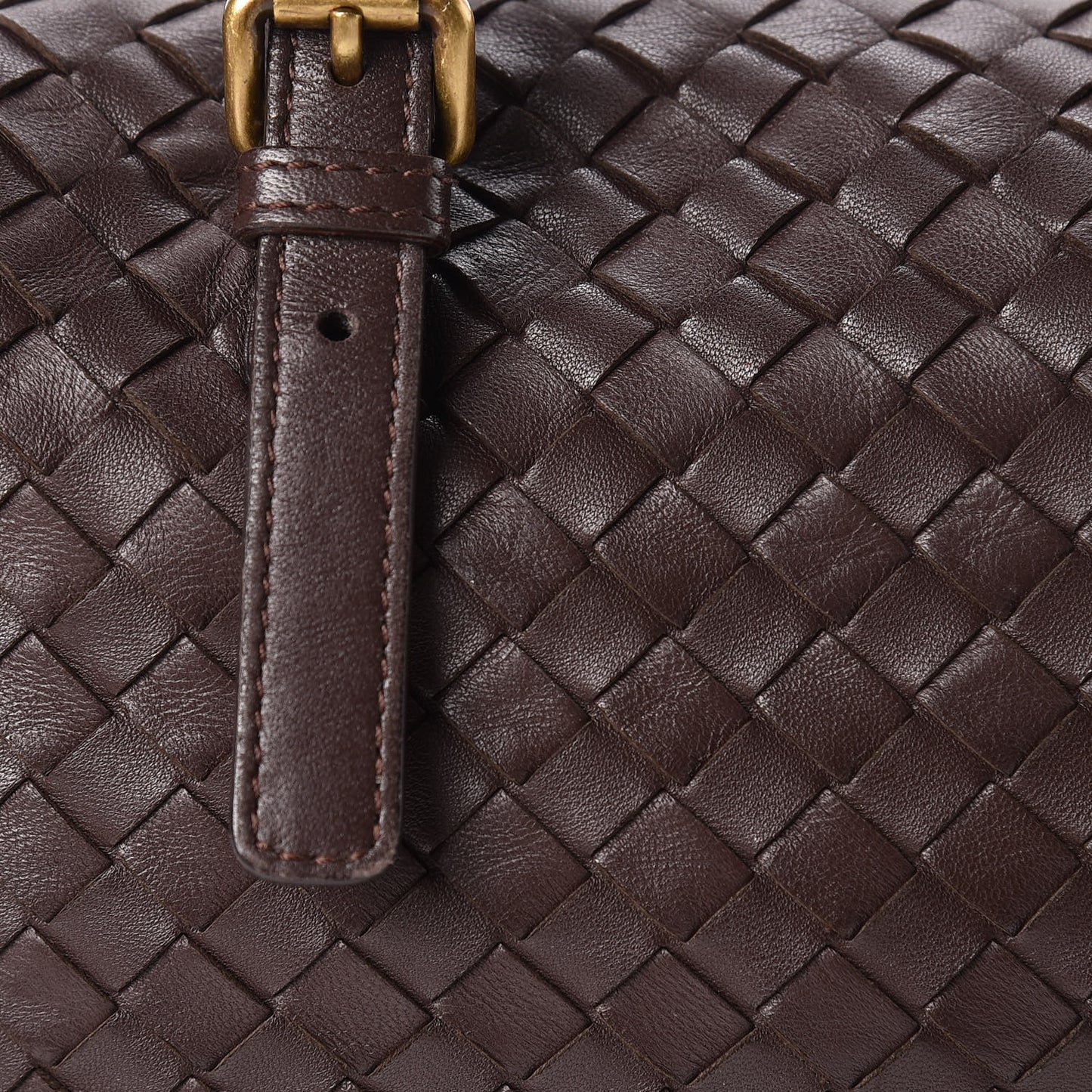 Nappa Intrecciato Montaigne Bag Ebano