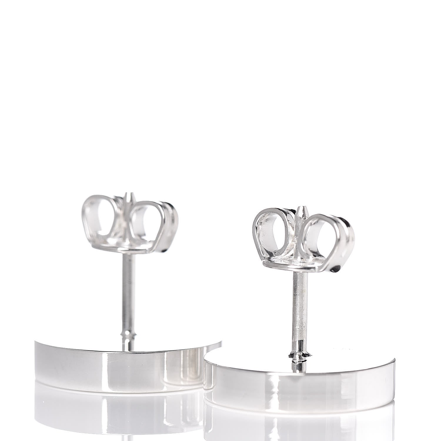 Gucci Sterling Silver Round Stud Earrings 3 of 5
