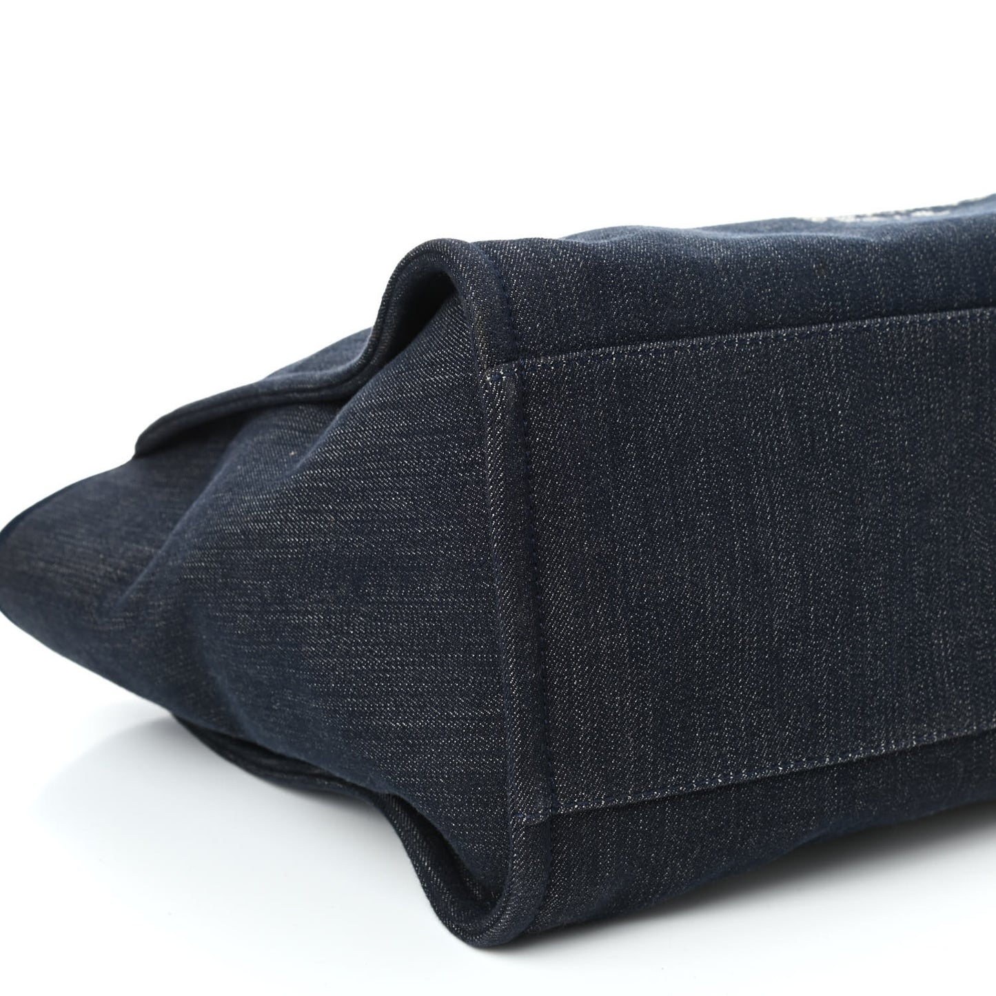 Denim Large Deauville Tote Dark Blue