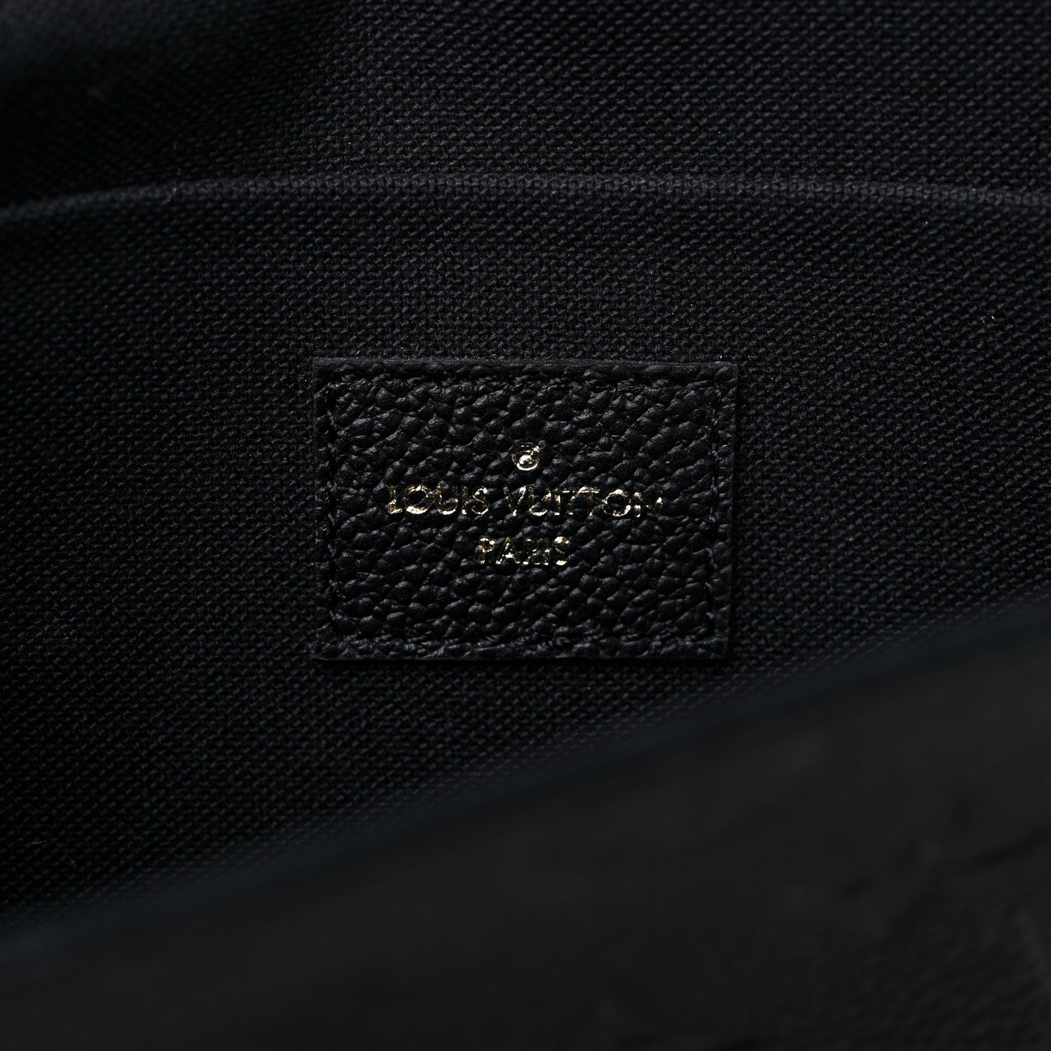 Louis Vuitton Empreinte Pochette Felicie Chain Wallet Black 7 of 9
