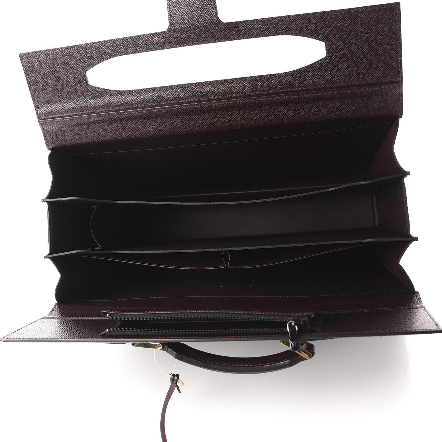 Taiga Pilot Case Oural Briefcase Acajou