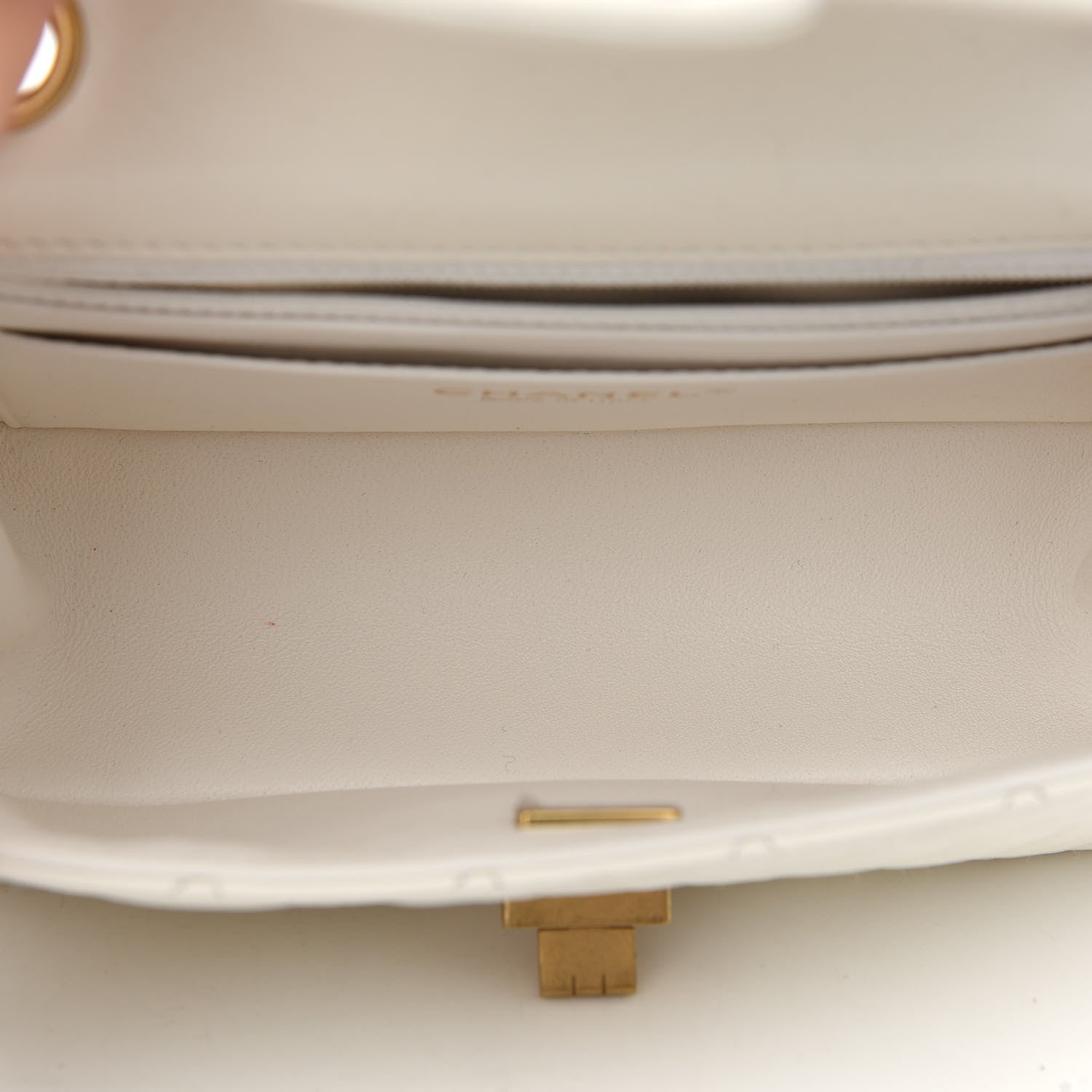 Chanel Aged Calfskin Quilted 2.55 Reissue Mini Flap White 5 of 9