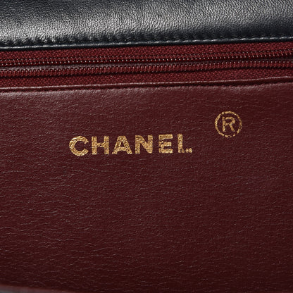 Chanel Lambskin Quilted Medium Single Flap Black 6 of 14