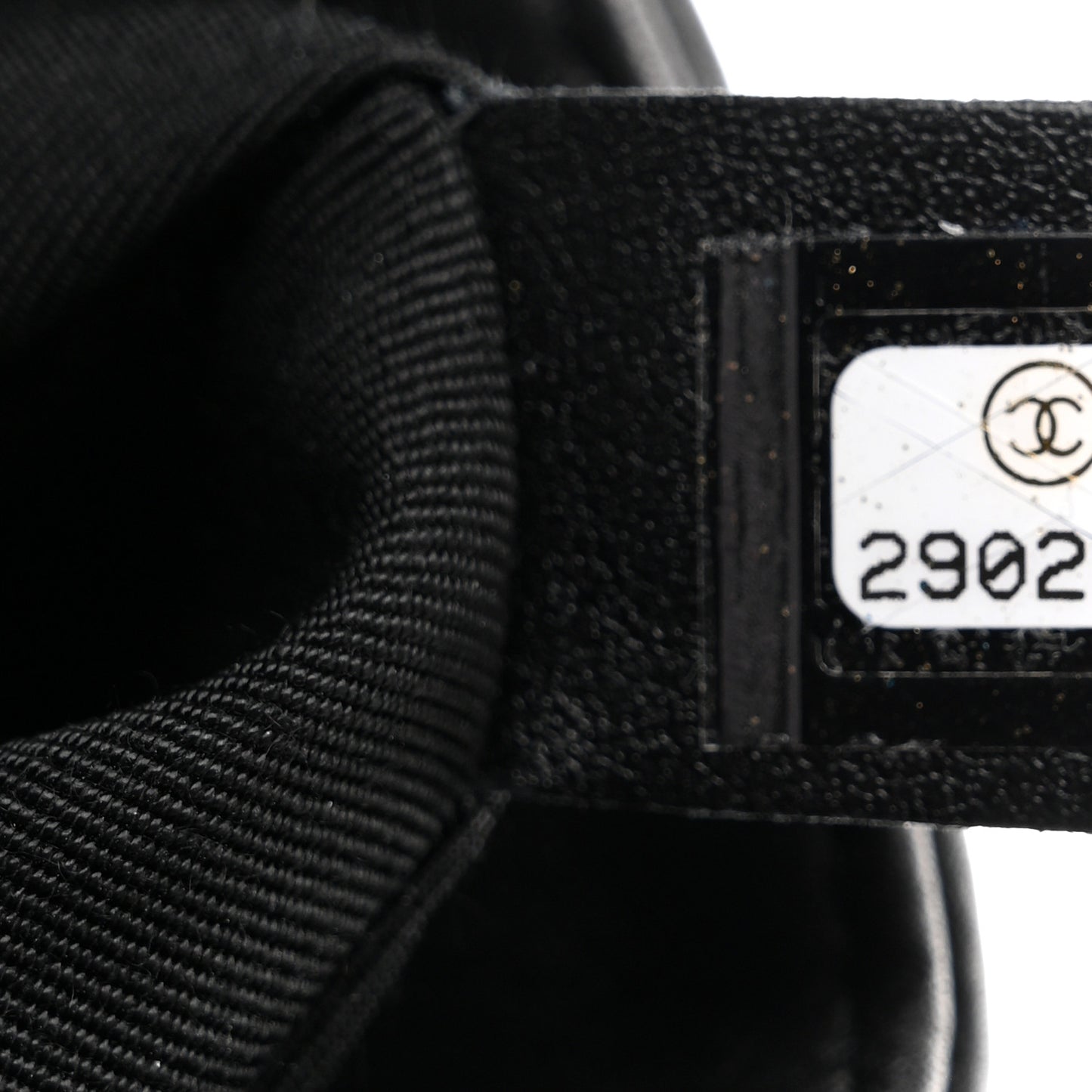 Calfskin Quilted Top Handle Flap Black