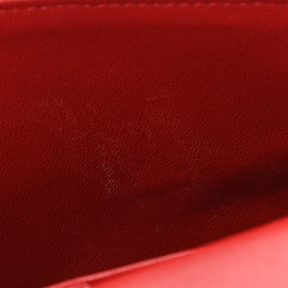 Chanel Lambskin Quilted Medium Double Flap Red 19 of 20