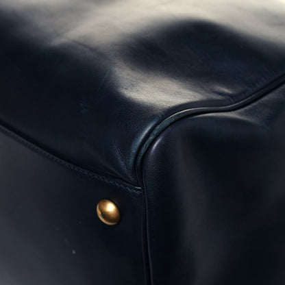 Saint Laurent Calfskin Classic Duffle 12 Marine 9 of 14