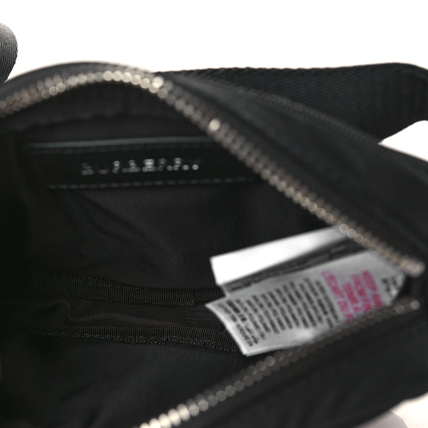 Econyl Logo Print Small Cannon Bum Bag Black