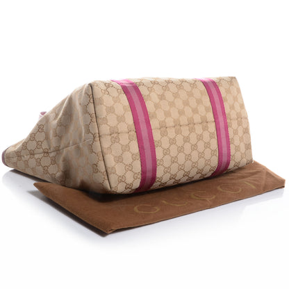 Gucci Monogram Large Jolicoeur Tote Pink 4 of 7