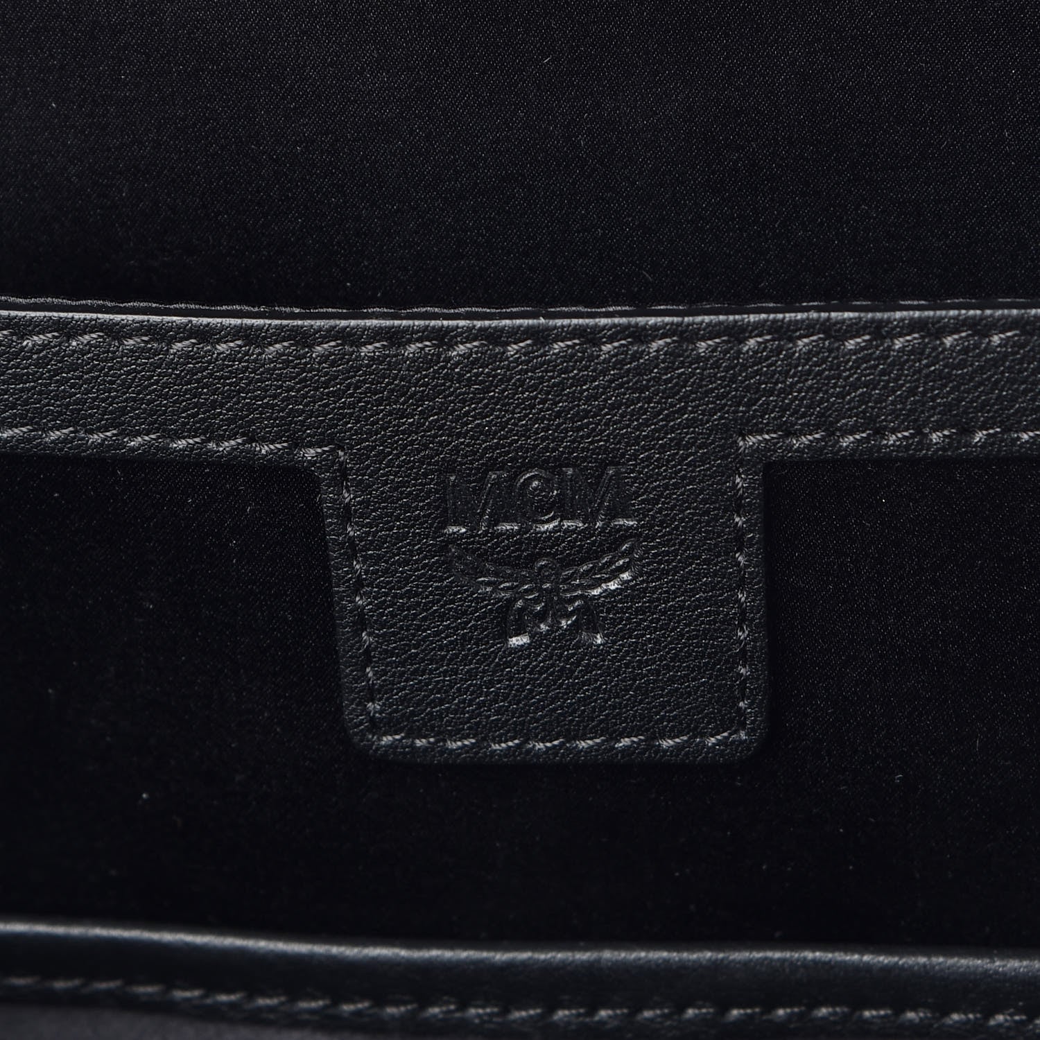 MCM Smooth Calfskin Radial Studded Small Stark Backpack Black 8 of 8