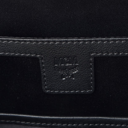 MCM Smooth Calfskin Radial Studded Small Stark Backpack Black 8 of 8