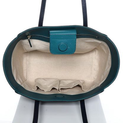 Gucci Dollar Calfskin Small Swing Tote Classic Marine Deep Cobalt 5 of 7