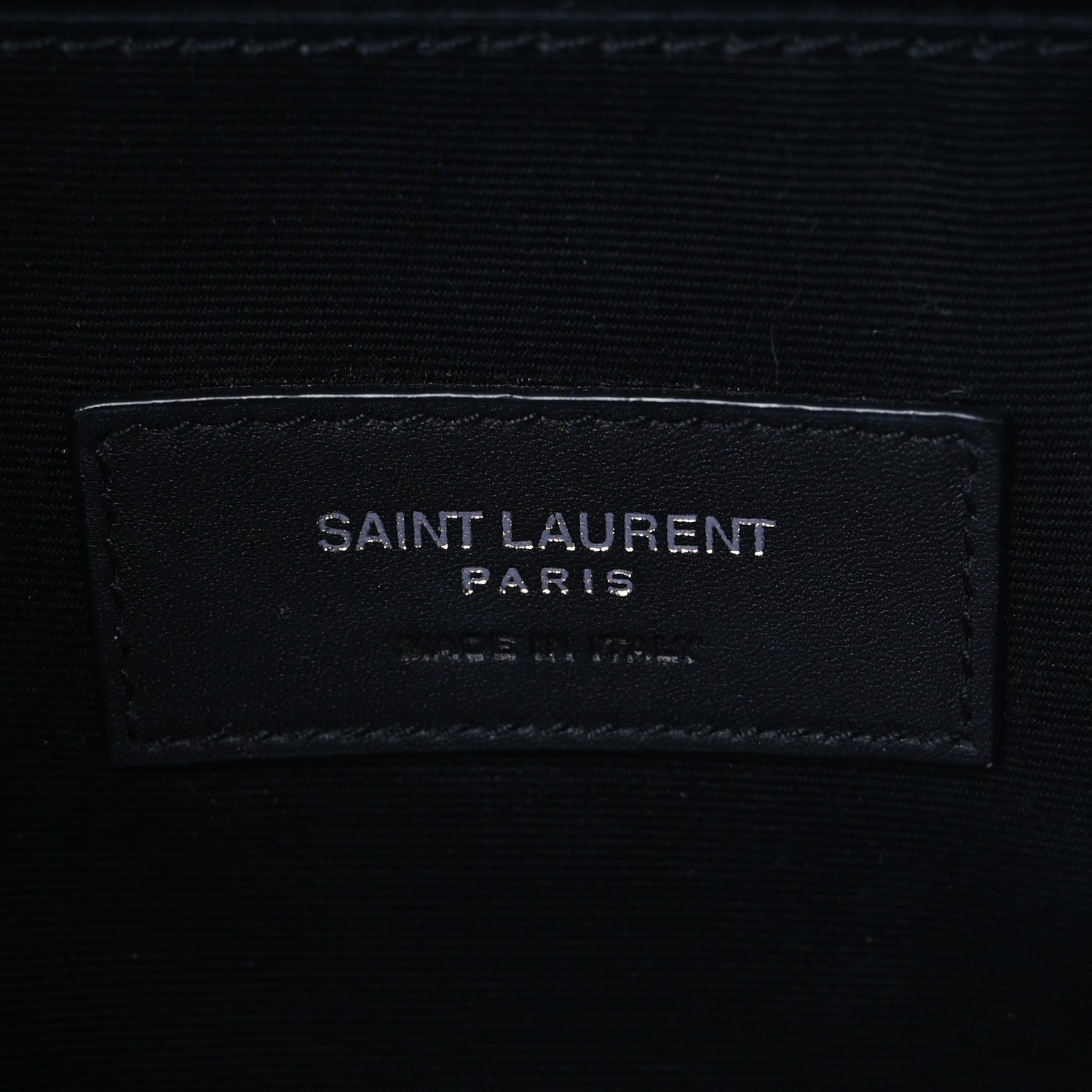 Saint Laurent Canvas Monogram Belt Bag Black 6 of 6