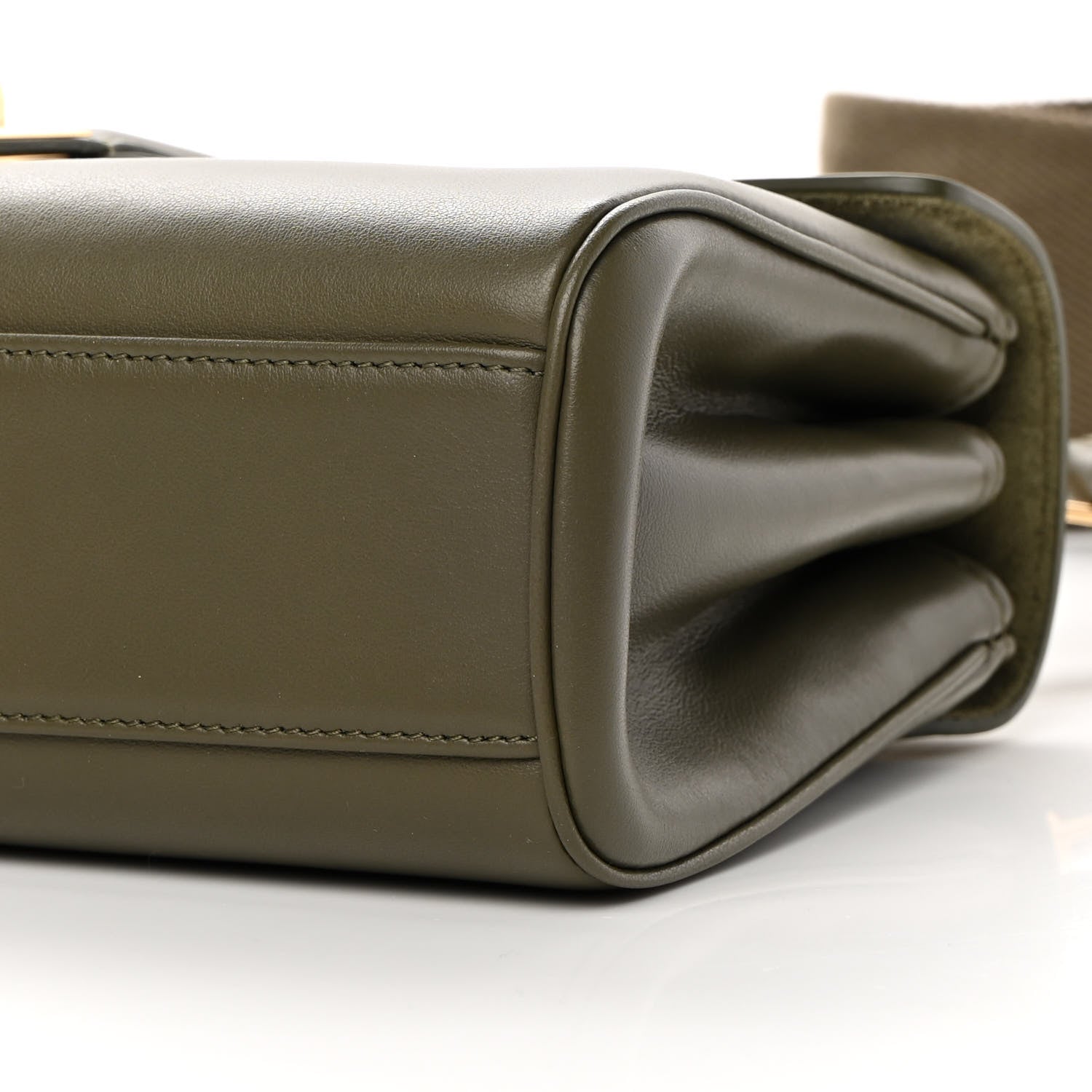 Celine Smooth Calfskin Teen 16 Crossbody Bag Army Green 11 of 12