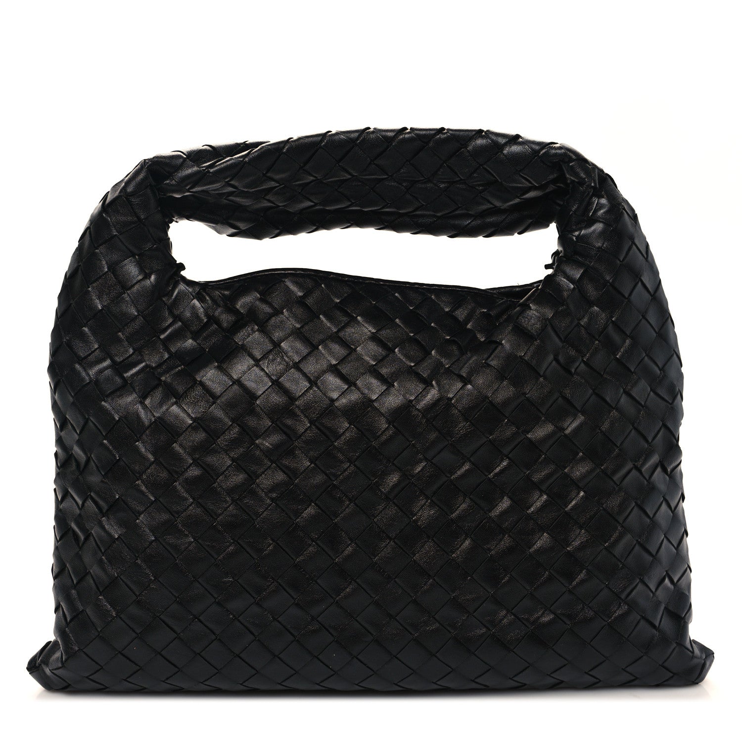 Bottega Veneta Calfskin Intrecciato Small Hop Black 1 of 11