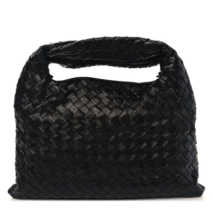 Bottega Veneta Calfskin Intrecciato Small Hop Black 1 of 11