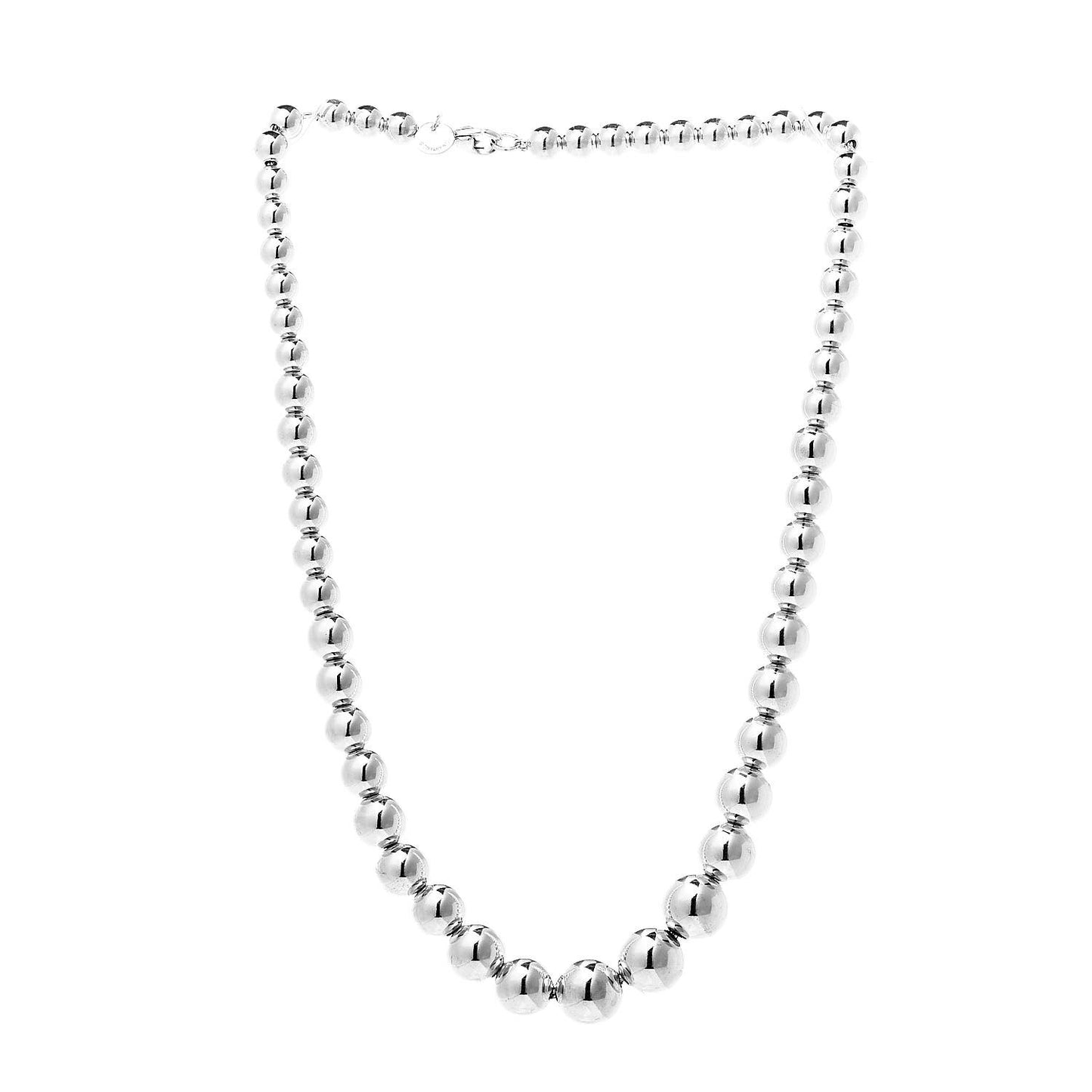 Sterling Silver HardWear Graduated Ball Necklace
