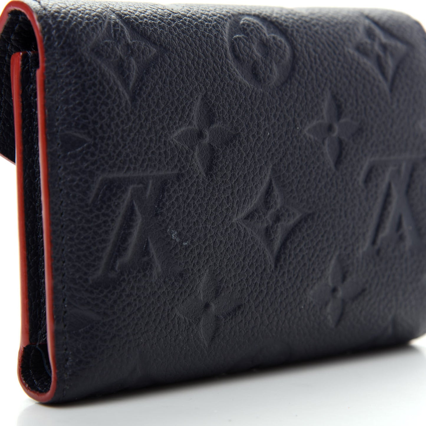 Empreinte Victorine Wallet Marine Rouge