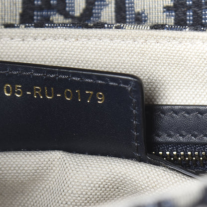 Christian Dior Oblique Saddle Bag Blue 7 of 10