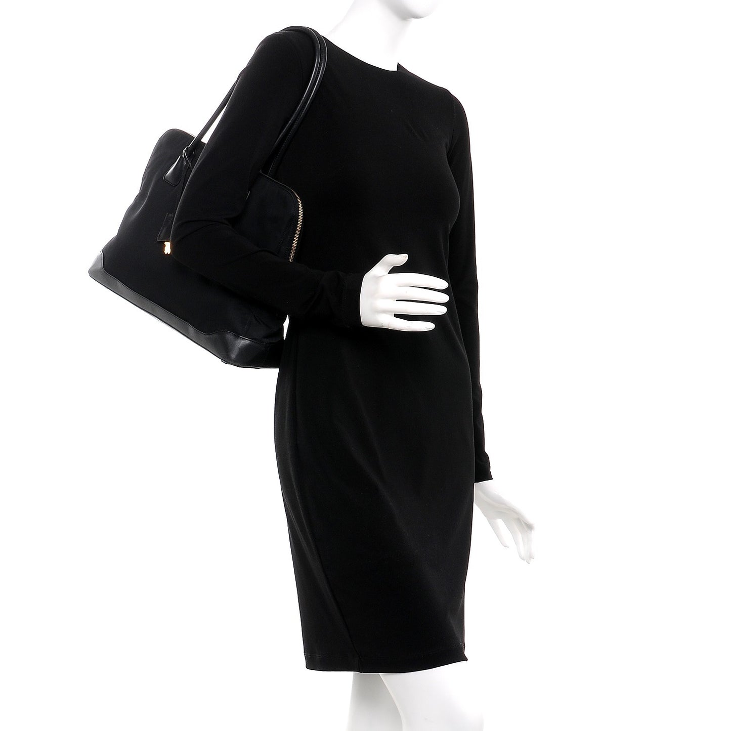 Tessuto Nylon Shoulder Bag Nero Black