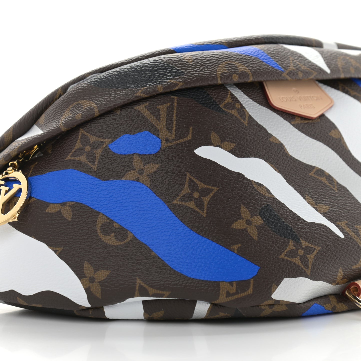 X LOL Monogram Bumbag Blue Silver