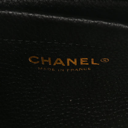 Chanel Grained Calfskin Stitched Urban Essentials Small Shopping Bag Black 6 of 10