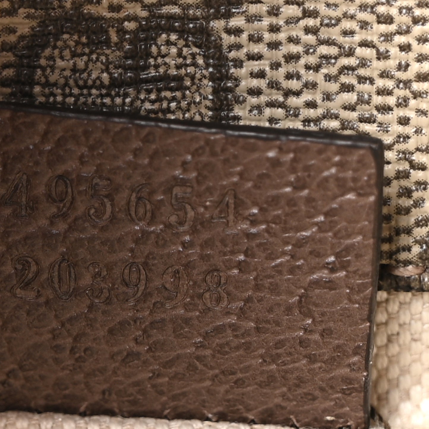 GG Supreme Monogram Web Neo Vintage Double Flap Messenger Bag Beige New Acero
