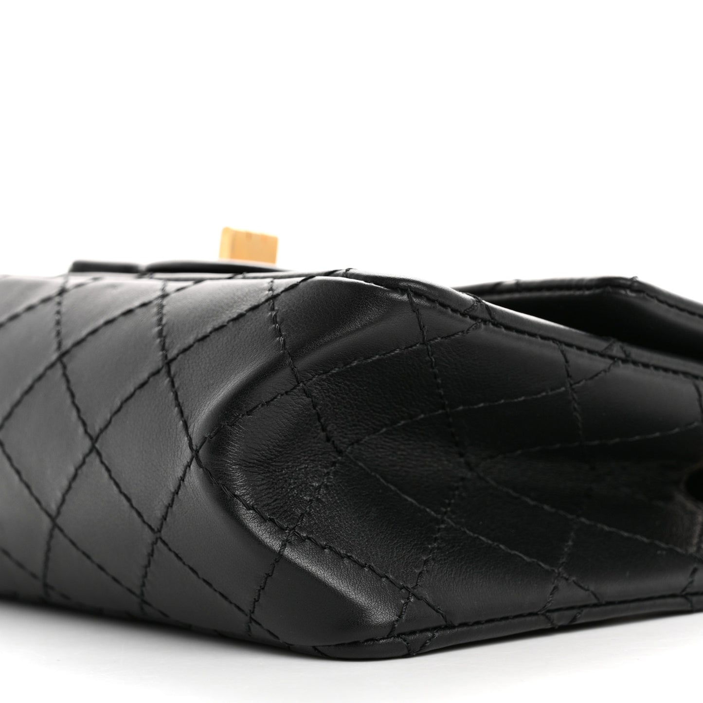 Calfskin Quilted 2.55 Reissue Mini Flap Black