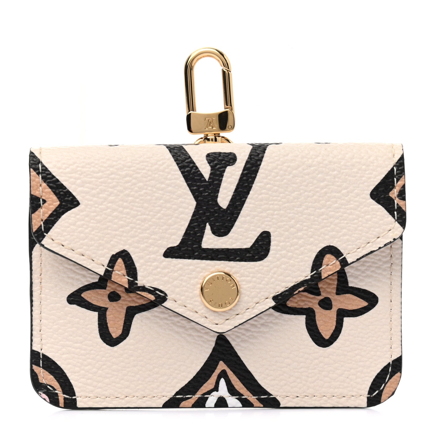 Louis Vuitton Monogram Wild At Heart Felicie Strap & Go Card Case Arizona Cream 1 of 6