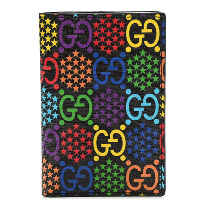 Gucci GG Supreme Monogram Psychedelic Passport Case 1 of 8