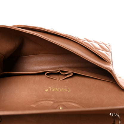 Chanel Lambskin Quilted Medium Double Flap Brown 5 of 46