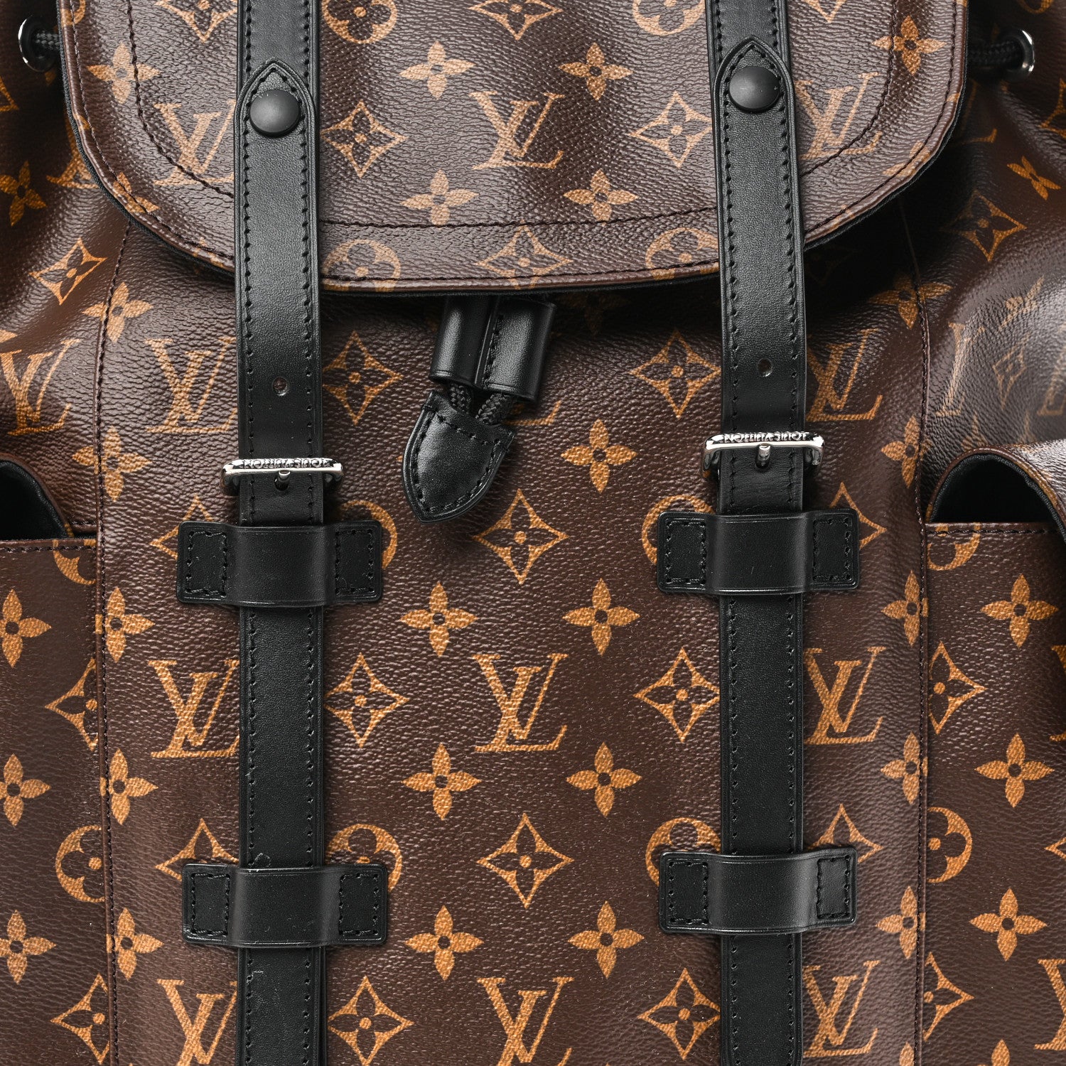 Louis Vuitton Monogram Macassar Christopher PM Backpack 7 of 9