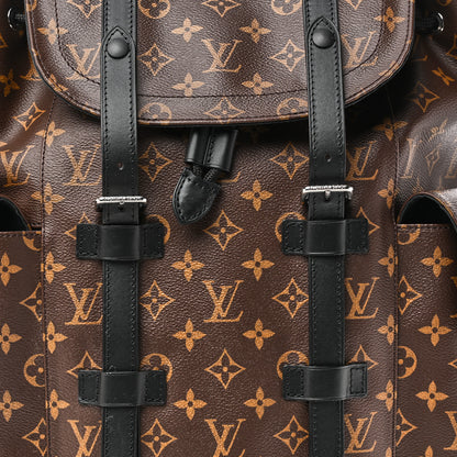 Louis Vuitton Monogram Macassar Christopher PM Backpack 7 of 9