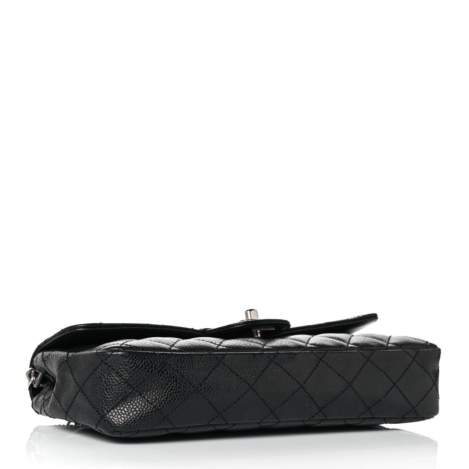 Chanel Caviar Quilted East West Flap Black 4 of 10