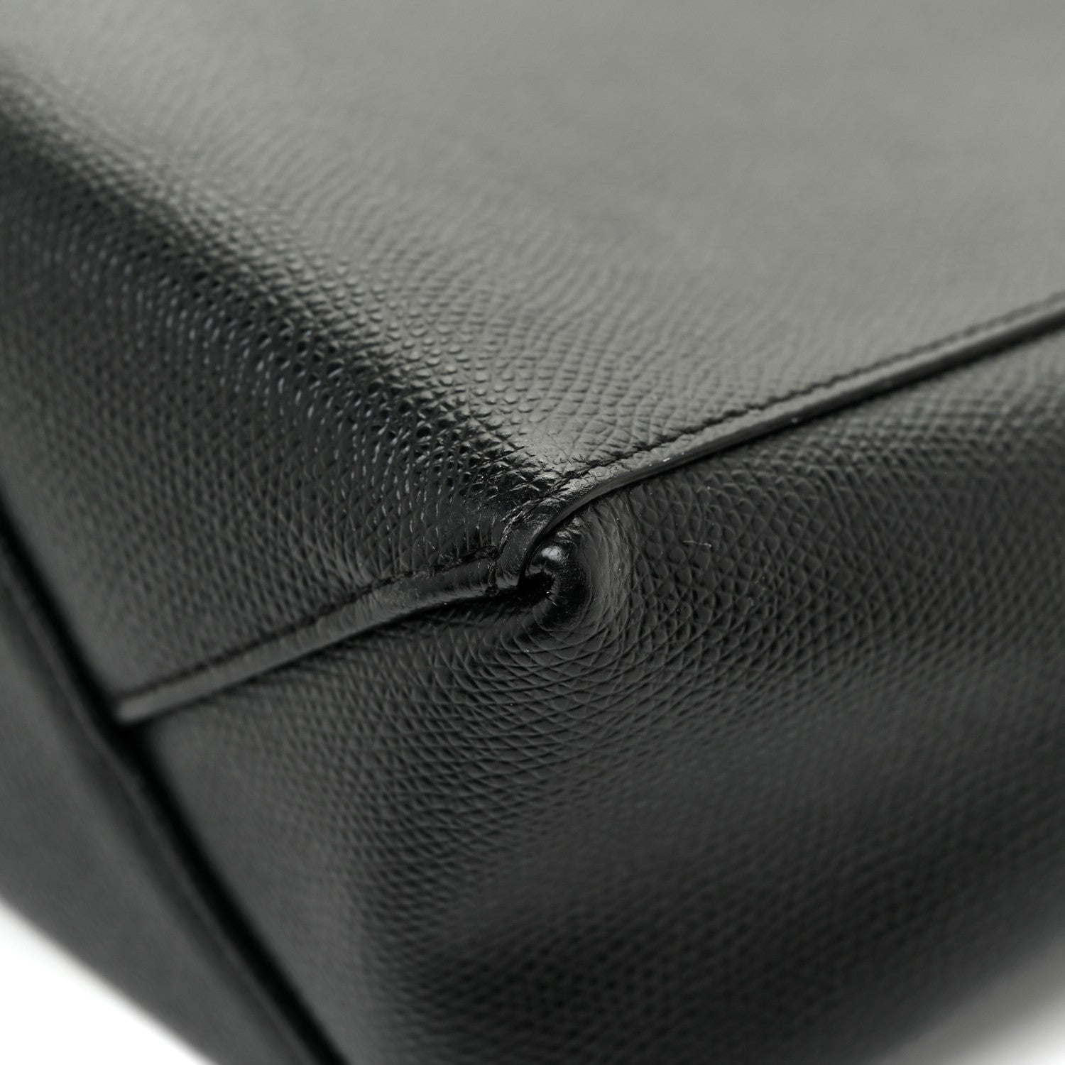 Celine Grained Calfskin Small Vertical Cabas Black 7 of 18